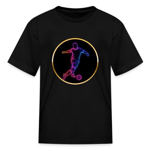 Neon Soccer Flow - Kid's T-Shirt