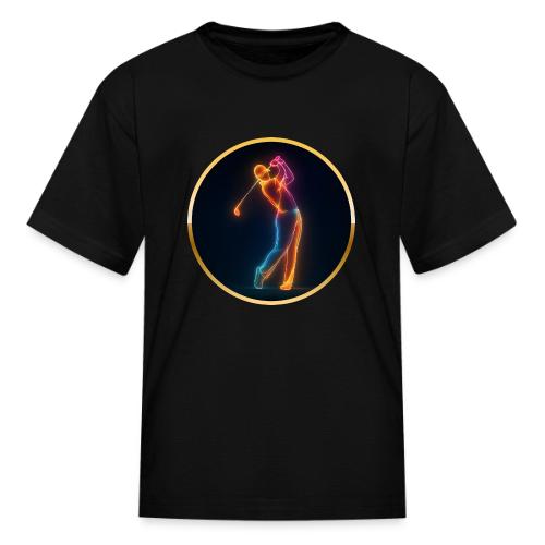 Neon Golf Motion - Kid's T-Shirt