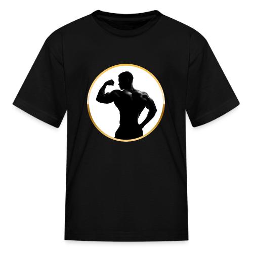 Bodybuilder: Classic Flex Emblem - Kid's T-Shirt