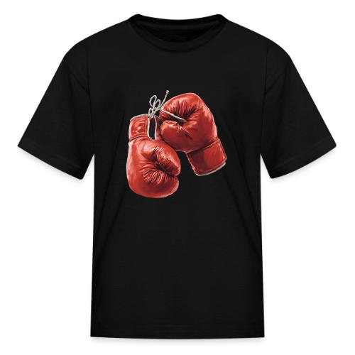 Boxing: Hanging Gloves Icon - Kid's T-Shirt
