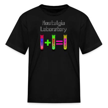 Nostalgia Laboratory - Kid's T-Shirt - black - Front