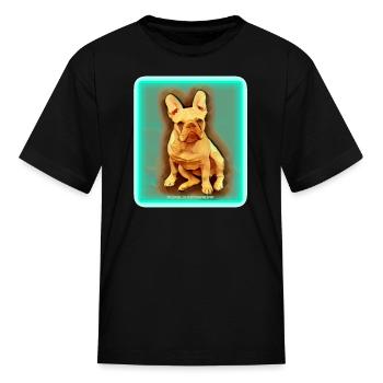 KLF Neon - Kid's T-Shirt - black - Front