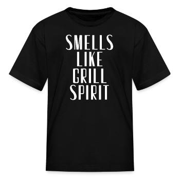 Smells Like Grill Spirit - Kid's T-Shirt - black - Front