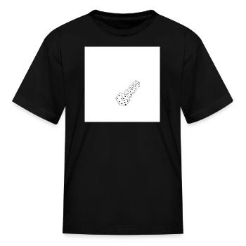 Rolling Dice Line Art - Kid's T-Shirt - black - Front