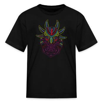 Ajolote Neon - Kid's T-Shirt - black - Front