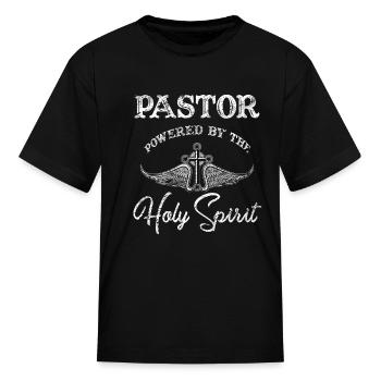 Pastor - Kid's T-Shirt - black - Front