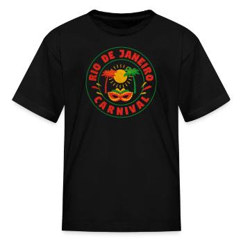 Rio de Janeiro Carnival - Kid's T-Shirt - black - Front