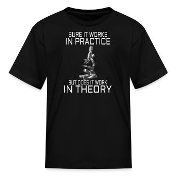 Physics Science Physicist Physics Teacher Gift - Kid's T-Shirt - black - Front