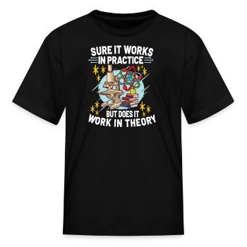 Physics Science Physicist Physics Teacher Gift - Kid's T-Shirt - black - Front