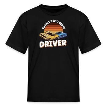 Demo Derby Demolition Derby Demolition Derby Lover - Kid's T-Shirt - black - Front