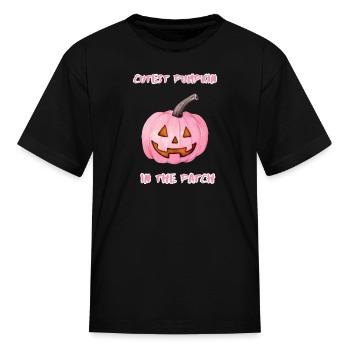 Cutest Pumpkin - Kid's T-Shirt - black - Front