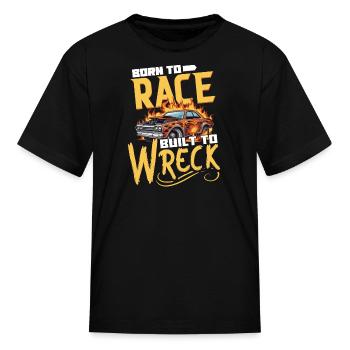 Demo Derby Demolition Derby Demolition Derby Lover - Kid's T-Shirt - black - Front