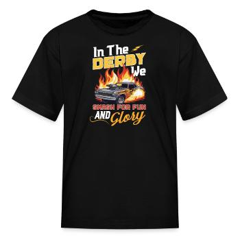 Demo Derby Demolition Derby Demolition Derby Lover - Kid's T-Shirt - black - Front