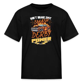 Demo Derby Demolition Derby Demolition Derby Lover - Kid's T-Shirt - black - Front