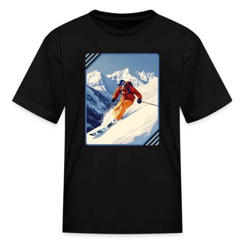 Mountain Skiing Vibes - Kid's T-Shirt