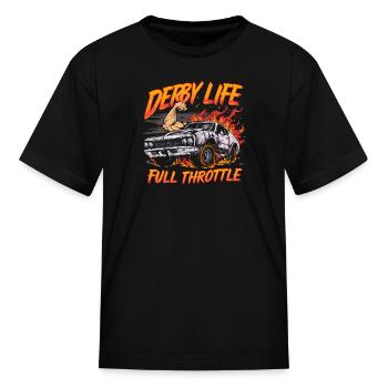 Demo Derby Demolition Derby Demolition Derby Lover - Kid's T-Shirt - black - Front