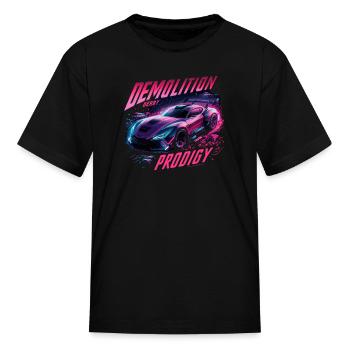 Demo Derby Demolition Derby Demolition Derby Lover - Kid's T-Shirt - black - Front