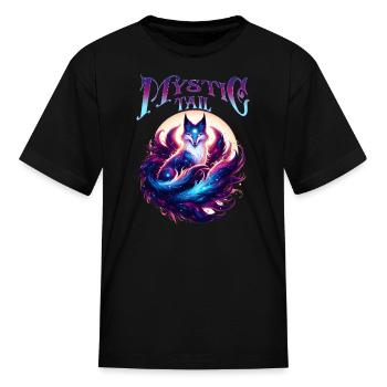 Mystic Tail - Kid's T-Shirt - black - Front