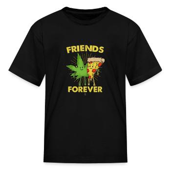 friends forever gift - Kid's T-Shirt - black - Front