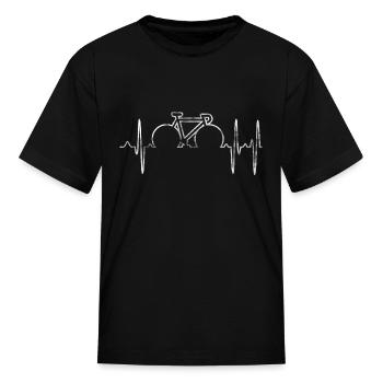 bicycle - Kid's T-Shirt - black - Front