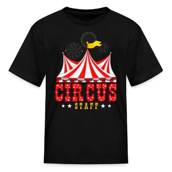 Circus, Circus staff , Artist, Artistic - Kid's T-Shirt - black - Front