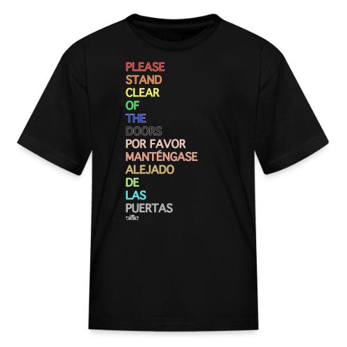 Please Stand Clear (Monorail) - Kid's T-Shirt