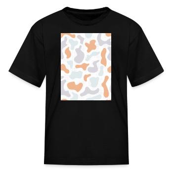 Camo - Kid's T-Shirt - black - Front