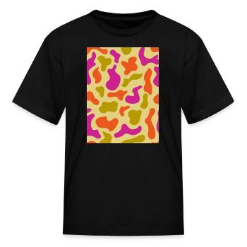 Camo - Kid's T-Shirt - black - Front