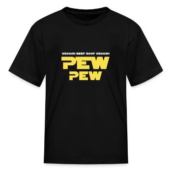 Nerd Geek - Kid's T-Shirt - black - Front