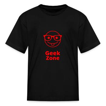 Geek Zone - Kid's T-Shirt - black - Front
