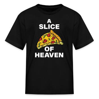 A Slice of Heaven - Kid's T-Shirt - black - Front