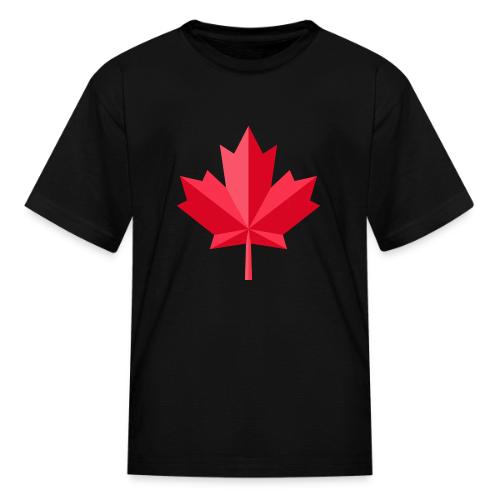 Canadian red maple leaf - Kid's T-Shirt