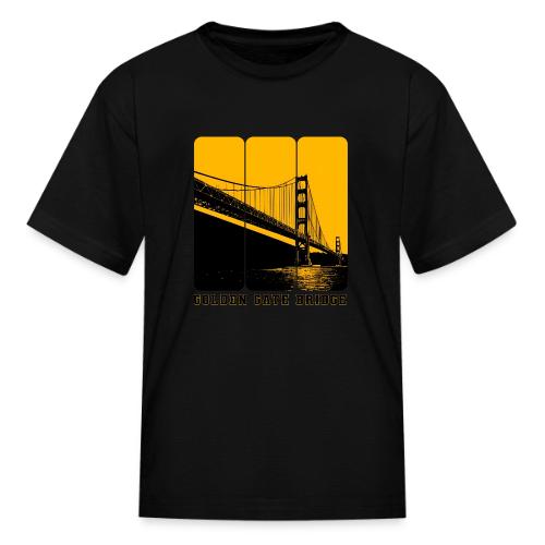 Golden Gate Bold Icon - Kid's T-Shirt