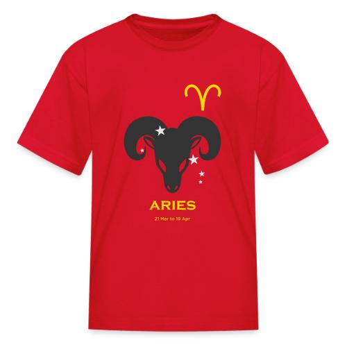 Aries zodiac astrology horoscope - Kid's T-Shirt