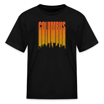 Columbus Ohio - Kid's T-Shirt - black - Front