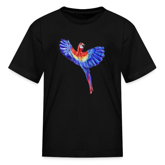 Scarlet macaw parrot