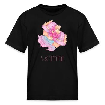 GEMINI - Kid's T-Shirt - black - Front