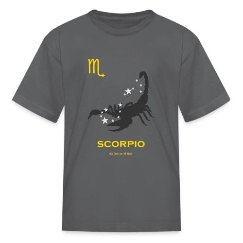 Scorpio zodiac astrology horoscope - Kid's T-Shirt