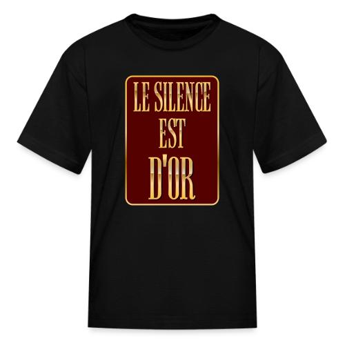 Silence is golden - Kid's T-Shirt