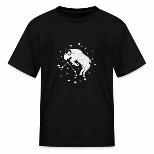 Ambitious Aries Constellation Birthday March April - Kid's T-Shirt