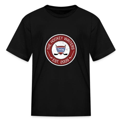 The Hockey Writers (Est. 2009) Old-School Logo - Kid's T-Shirt
