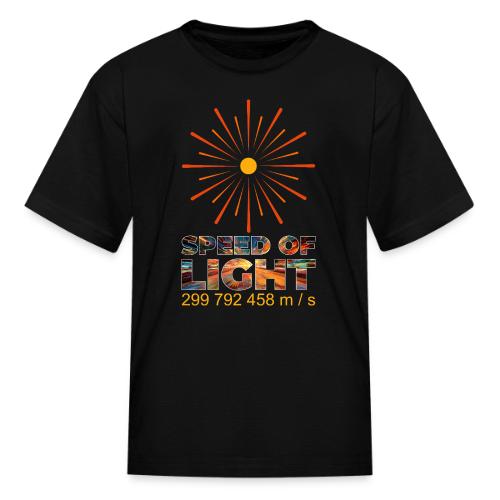 Speed of light - Kid's T-Shirt
