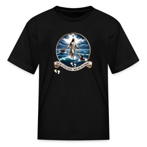Walking On Water Faith T Shirt, Christian Miracle - Kid's T-Shirt
