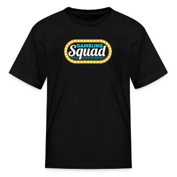 Gambling Squad Casino - Kid's T-Shirt - black - Front