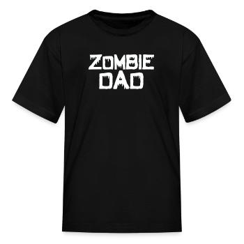 Mens Zombie Dad Halloween product For Fathers - Kid's T-Shirt - black - Front