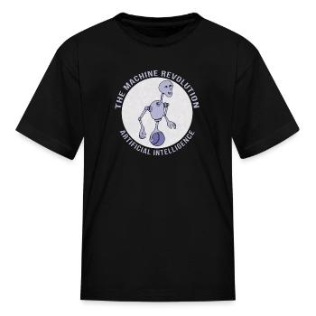 The Machine Revolution Artificial Intelligence - Kid's T-Shirt - black - Front