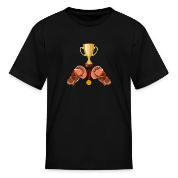 champion - Kid's T-Shirt - black - Front