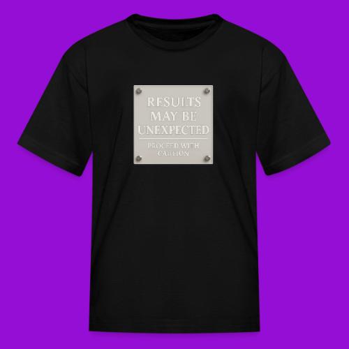 Results - White - Kid's T-Shirt