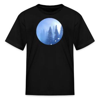 Freezing Landscape - Kid's T-Shirt - black - Front