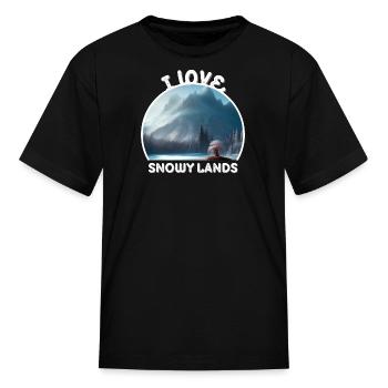 Natural Scene - Kid's T-Shirt - black - Front